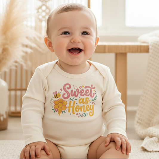 Sweet as Honey Baby Onesie – Bee Bodysuit