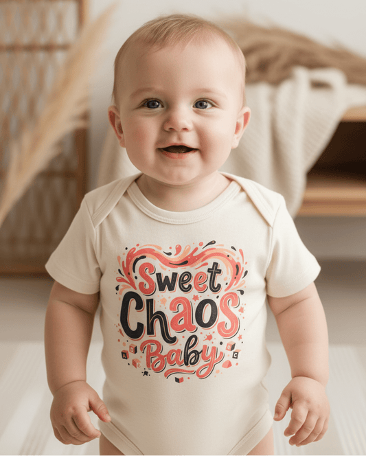 Sweet Chaos Baby Long Sleeve Onesie - Toodleroos