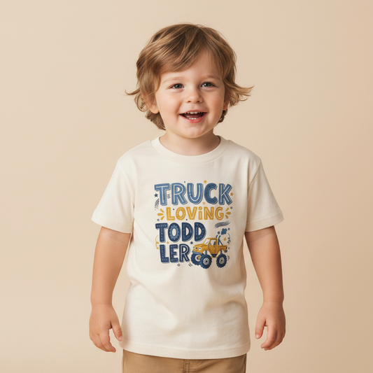 Toddler Monster Truck Shirt – Truck Loving Toddler Boys Tee